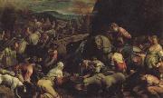 Jacopo Bassano The Israelites Drinkintg the Miraculous Water oil painting